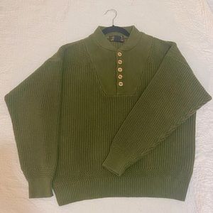 Eddie Bauer Olive Green Sweater